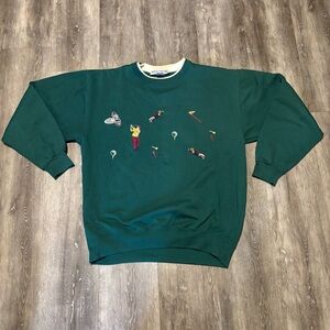 Men's Vintage 90's Golf Embroidered Crewneck Sweatshirt Size M